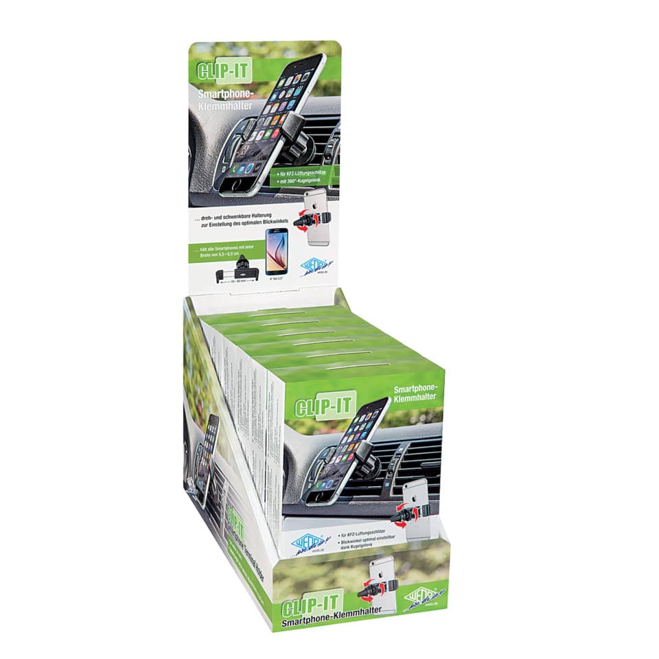 Klemmhalter, Smartphone Halter, Auto Halterung, Kfz-Halter, Handy Halterung