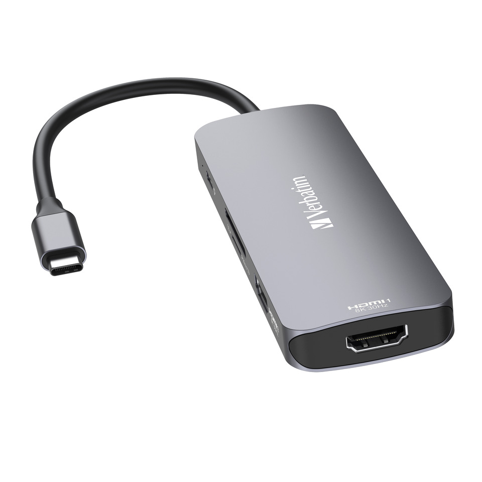 HDMI-Adapter, Type-C, USB-C, Aluminium, Grau