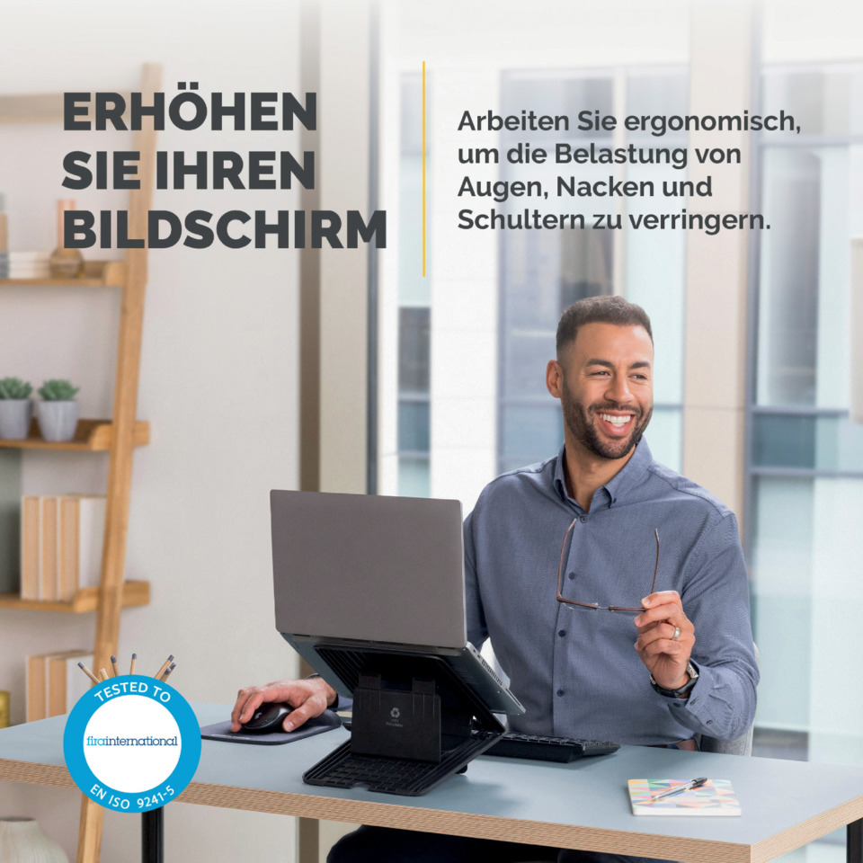 Ergonomischer Arbeitsplatz, Bildschirmhalter, Schreibtisch-Setup, Laptopständer, Arbeitsplatz-Ergonomie