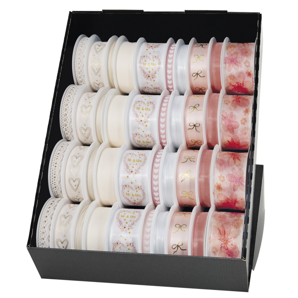 Ribbonsatz, Washi-Tapes, Dekorband, Bastelbänder, Pastellfarben