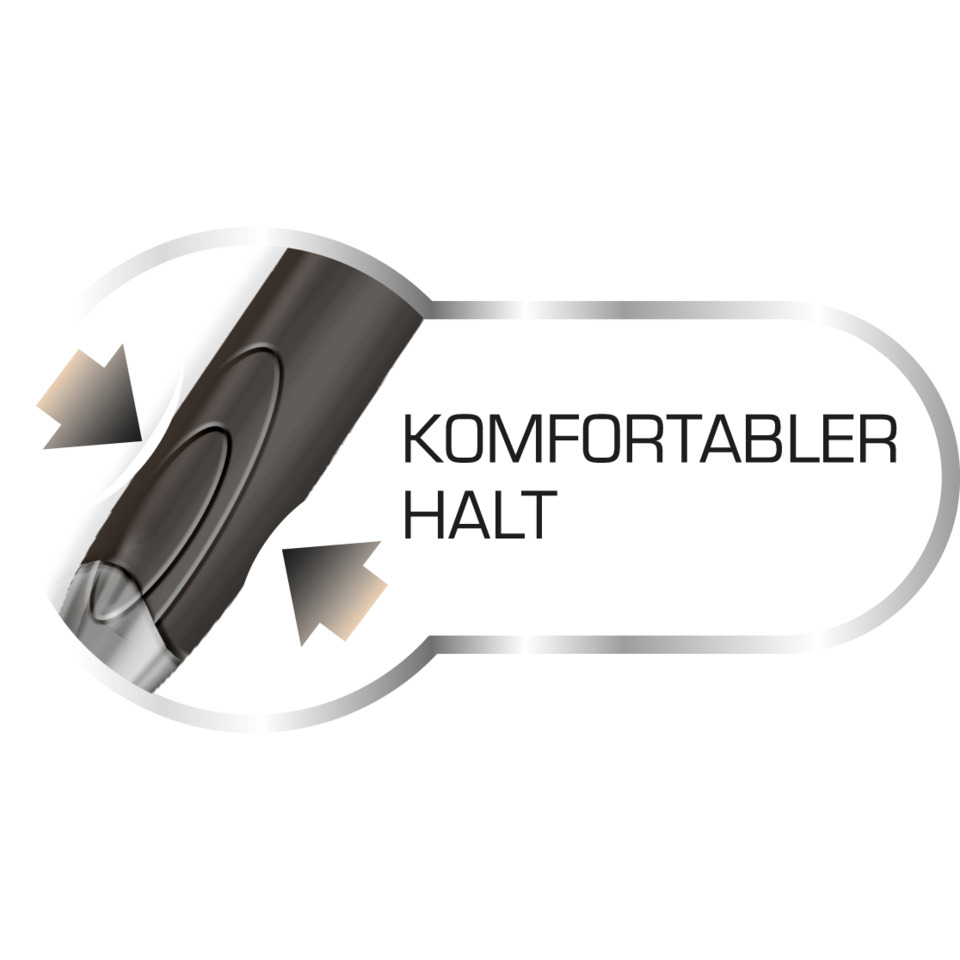 Stoffrolle, Halter, Komfort, Durchmesser?, Schwarz