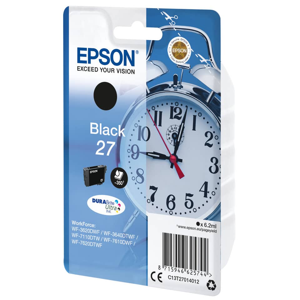 Druckerpatrone, Tintenpatrone, EPSON, Schwarz, 6.2 ml