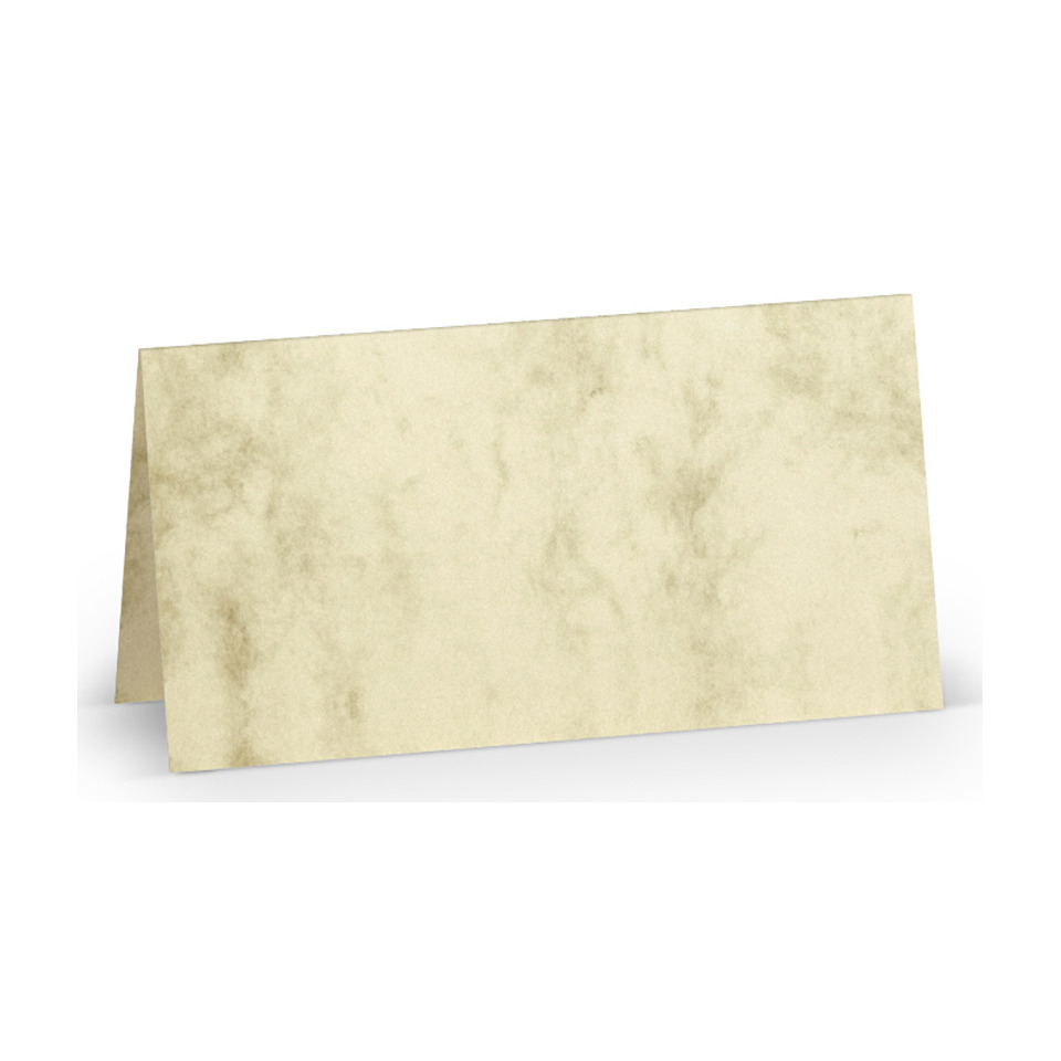 Papierkarte, Kartenständer, Beige, Kamillen-Textur, Notizkarte