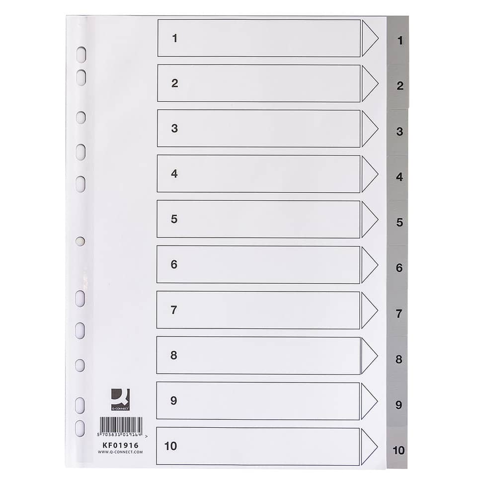 dot-matrix, Labels, Organizer, Seitentrenner, Ordnerregister