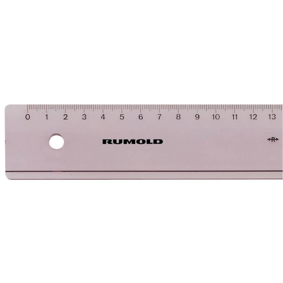 linealer Lineal, Metall-Lineal, Zentimeterenskala, Messwerkzeug, rosa Lineal