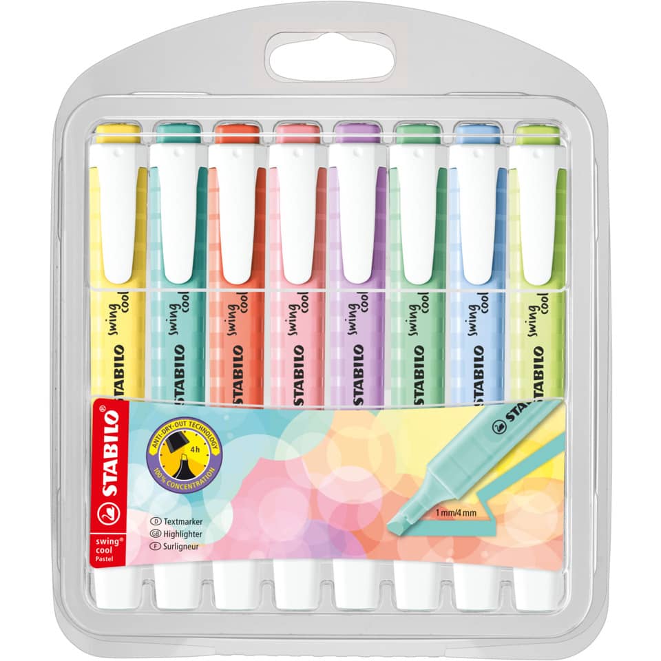 Marker-Set, Pastellfarben, Textmarker, Kugelstift?, Nieß?