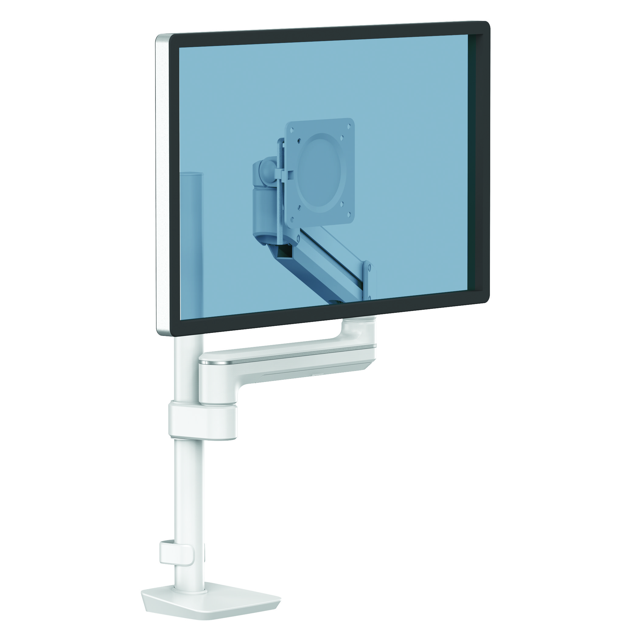 Tallo Modular™ Einzel Monitorarm 1FM, weiß