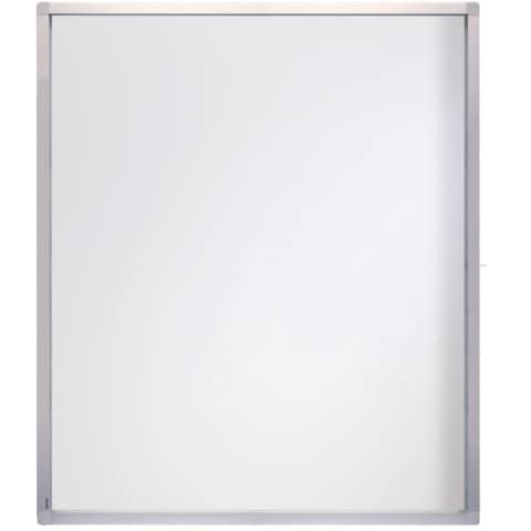 Schaukasten ECO Outdoor Stahl, 15 x A4, Flügeltür, Sicherheitsglas, weiß FRANKEN SK15SE