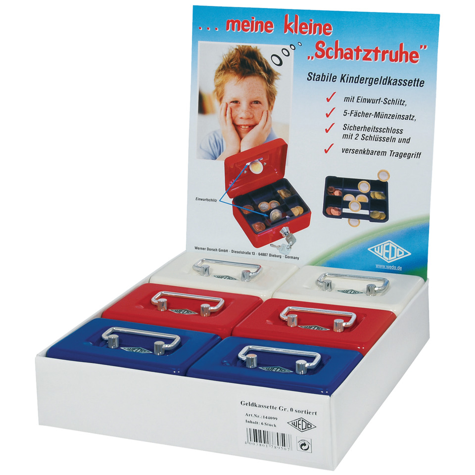 Geldkassette, Kassette, Mini-Kassette, Kompakt, Sortiert