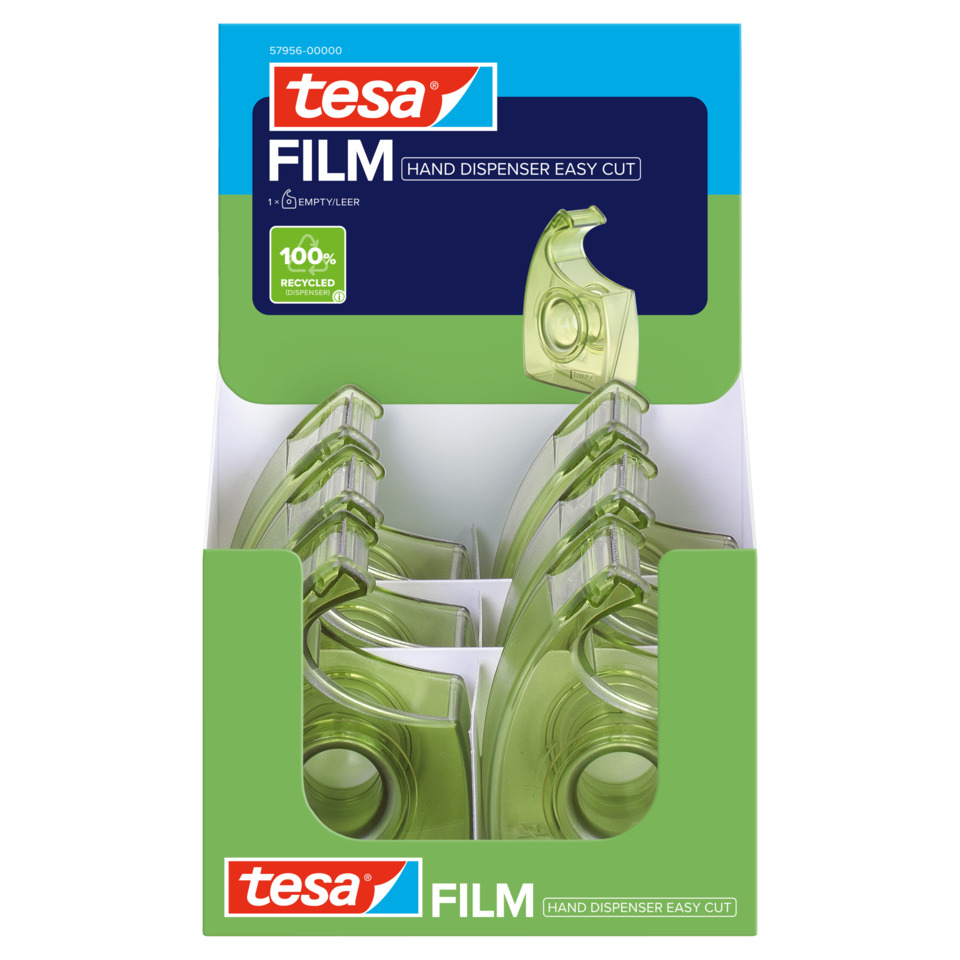 Filmdispenser, Handdispenser, Kleine Spender, Kunststoff, Transparent grün