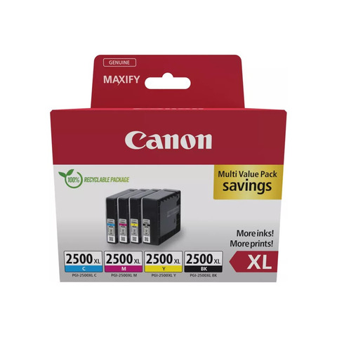 Multipack PGI-2500XL, 3-farbig, sortiert CANON 9254B010