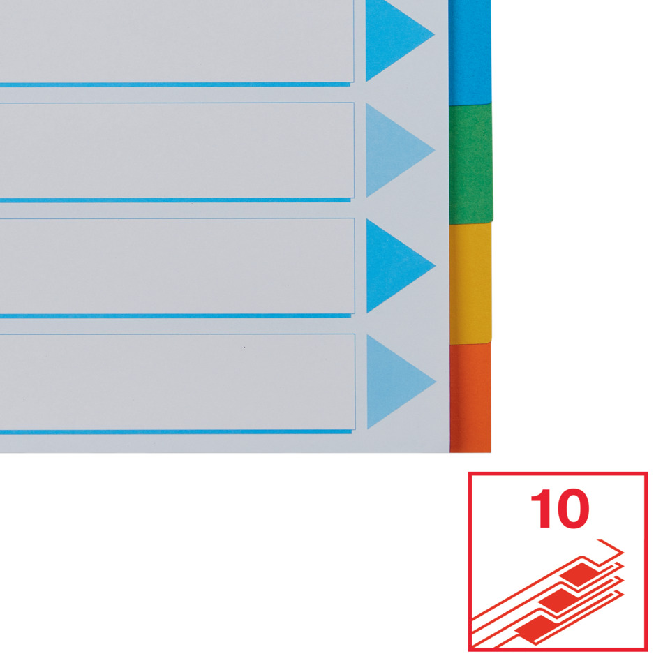 notebook, tabbed dividers, colorful tabs, planer, blatt