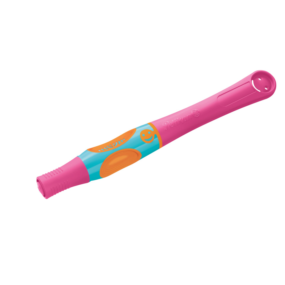 Marker, Markerstift, Pink, Orangene Akzente, Kunststoffgriff