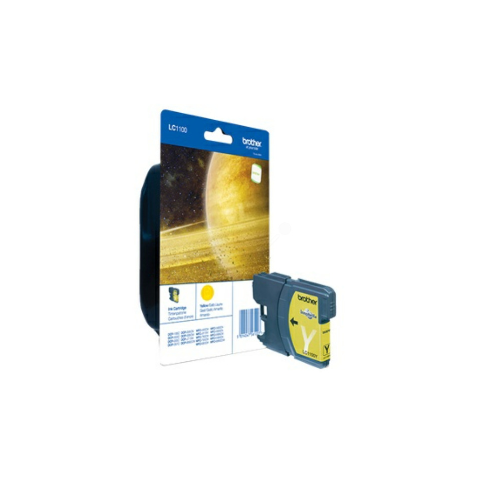 Inkjetpatrone, yellow BROTHER LC1100Y