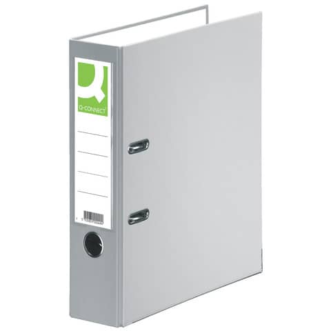 Ordner, A4, 80mm, PP, grau Q-CONNECT KF18746