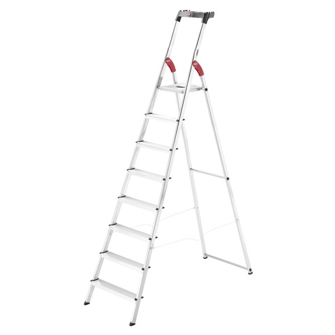 Sicherheitsleiter L60 StandardLine, 8 Stufen HAILO 8160-807