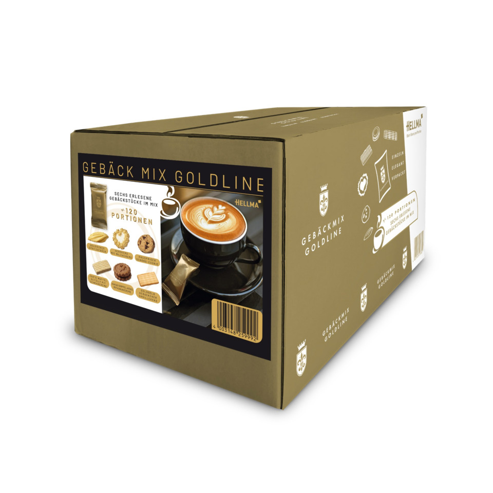 Kaffee-Set, Keks-Box, Goldline, Kaffee Box, Backmischung