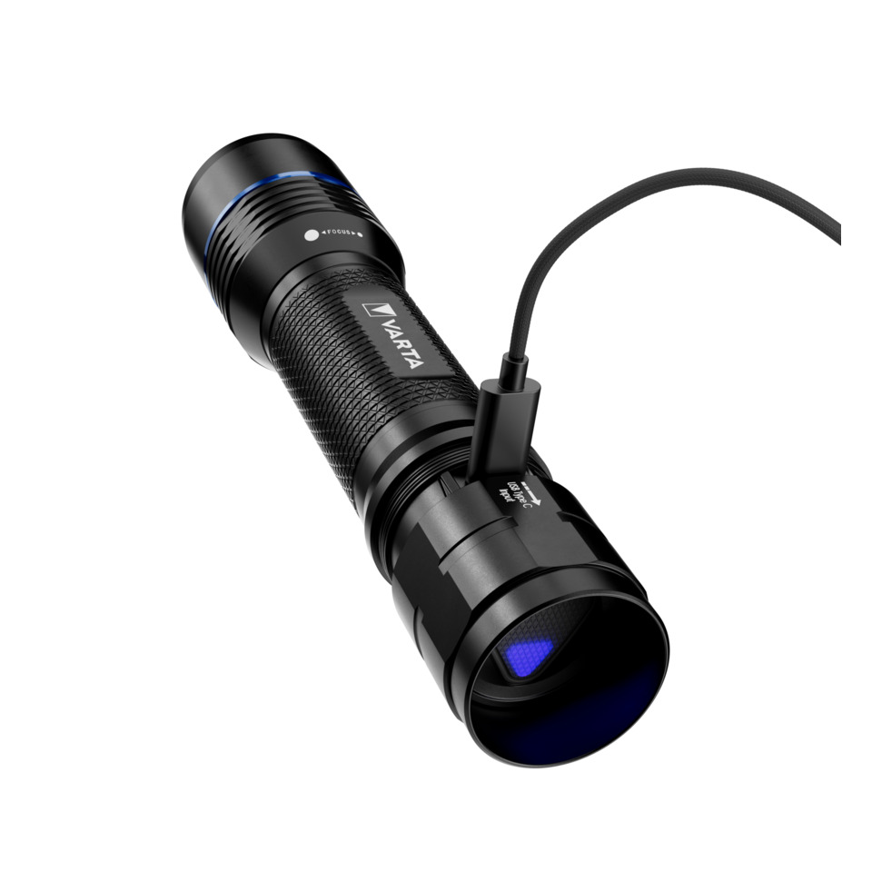 LED-Lampe, Taschenlampe, Kompaktlampe, Kopfstrahler?, USB-Ladevorgang