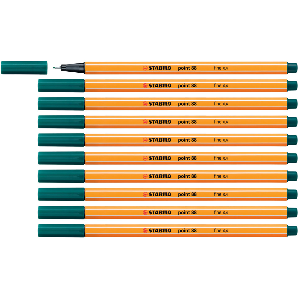 Whiteboardmarker, Orangene Marker, Point 88, Fein 0,4, Stabilo