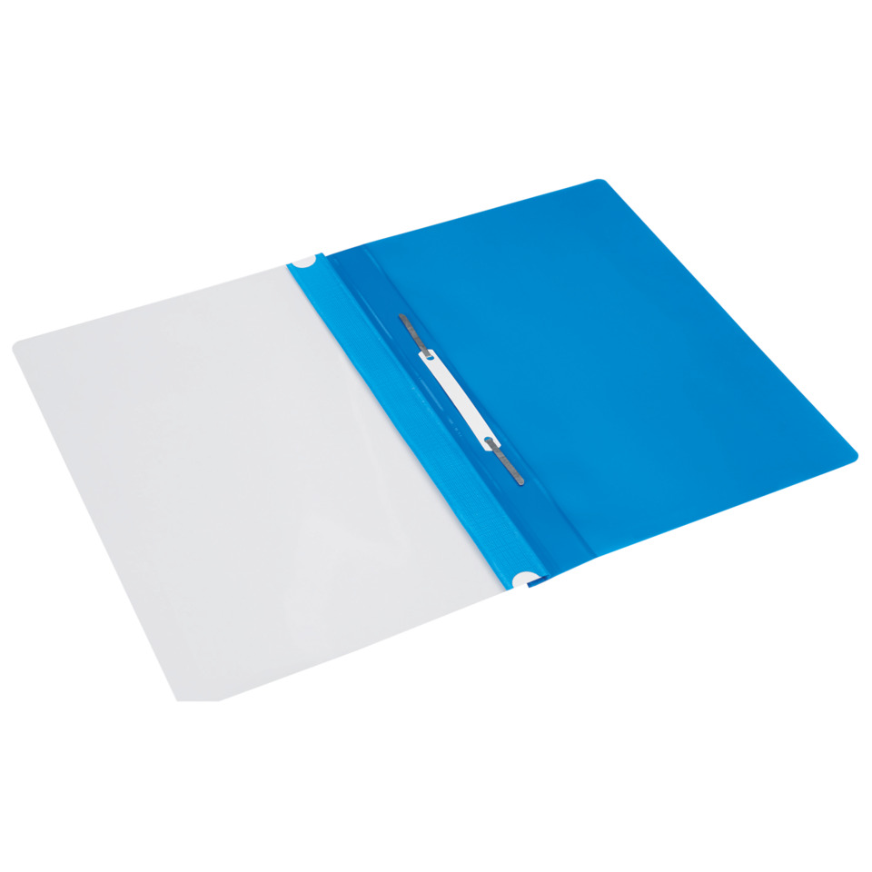 Ordner, Ordnerhülle, Kunststoff, Blau, Klarsichttasche
