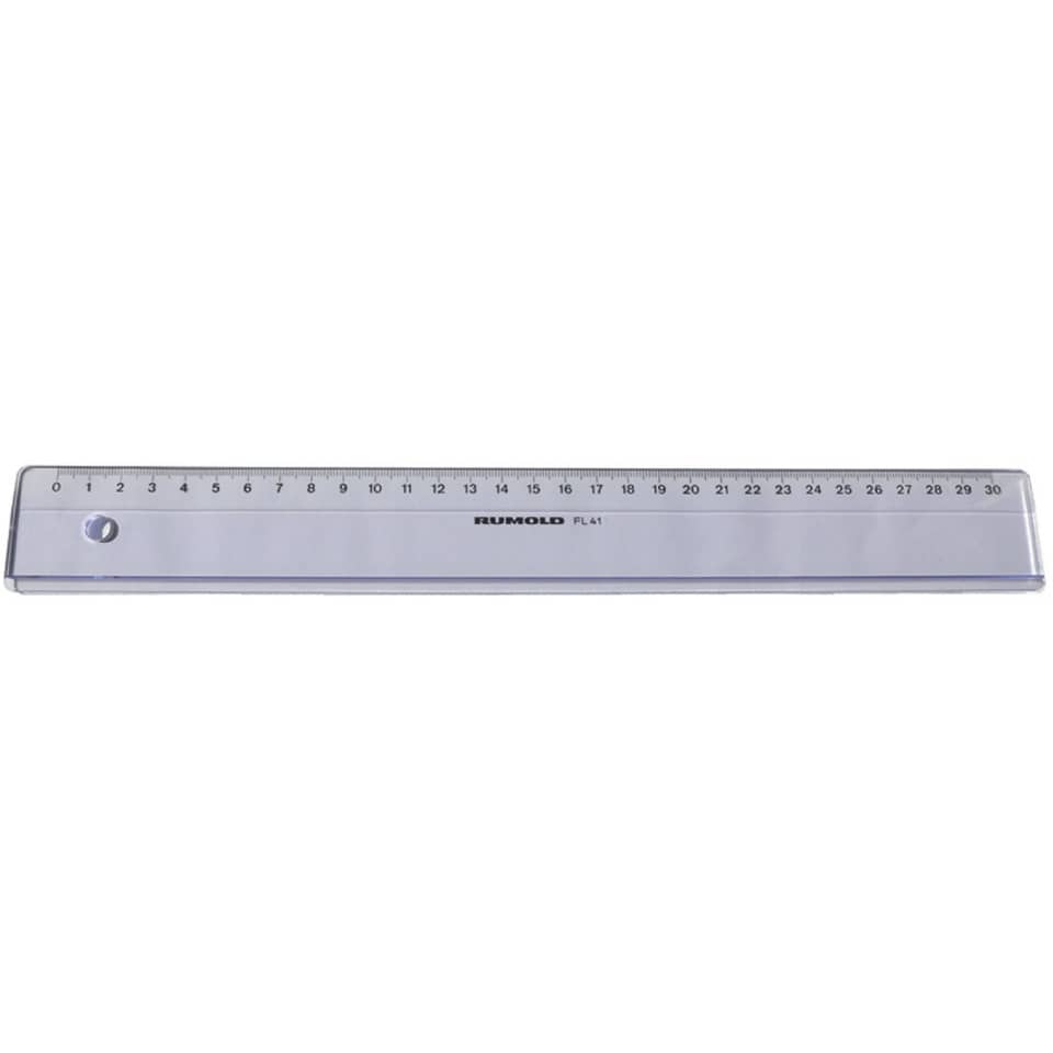 lineal ruler, transparent ruler, 30 cm ruler, metal ruler, metrische Skala