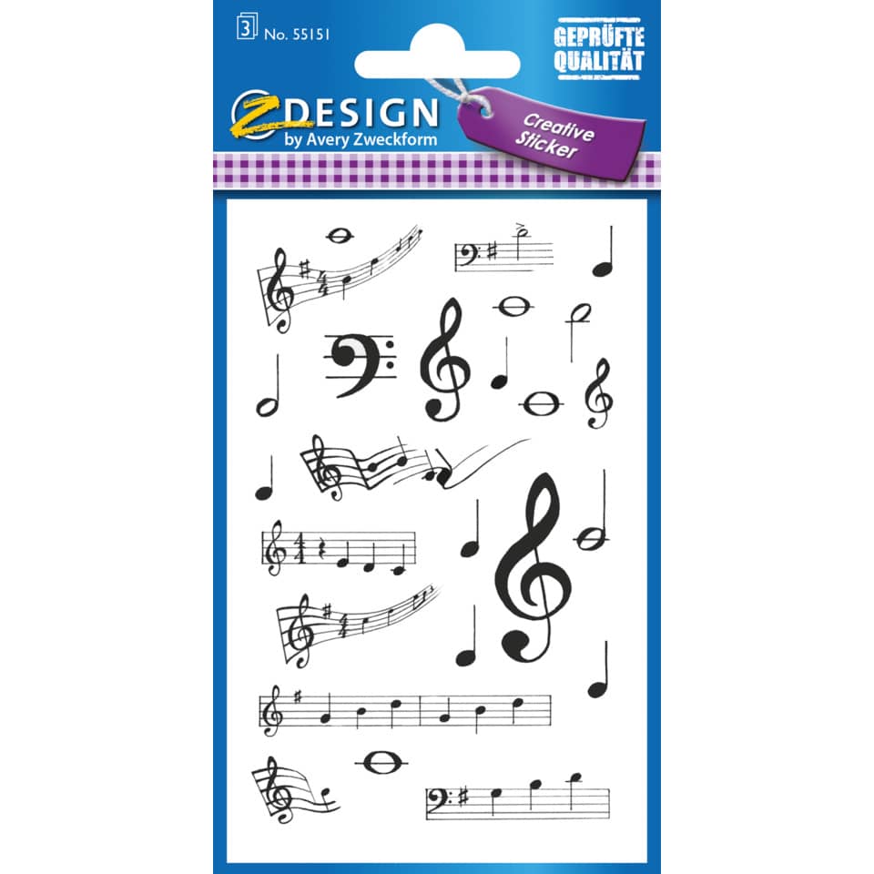 notenblatt, musik-sticker, notenzeichen, notenzeichen, musik-sticker