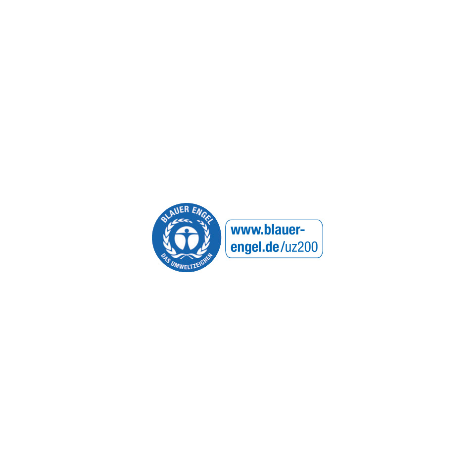 logo, blauer emblem, umweltzeichen, ethisches Siegel, webbanner