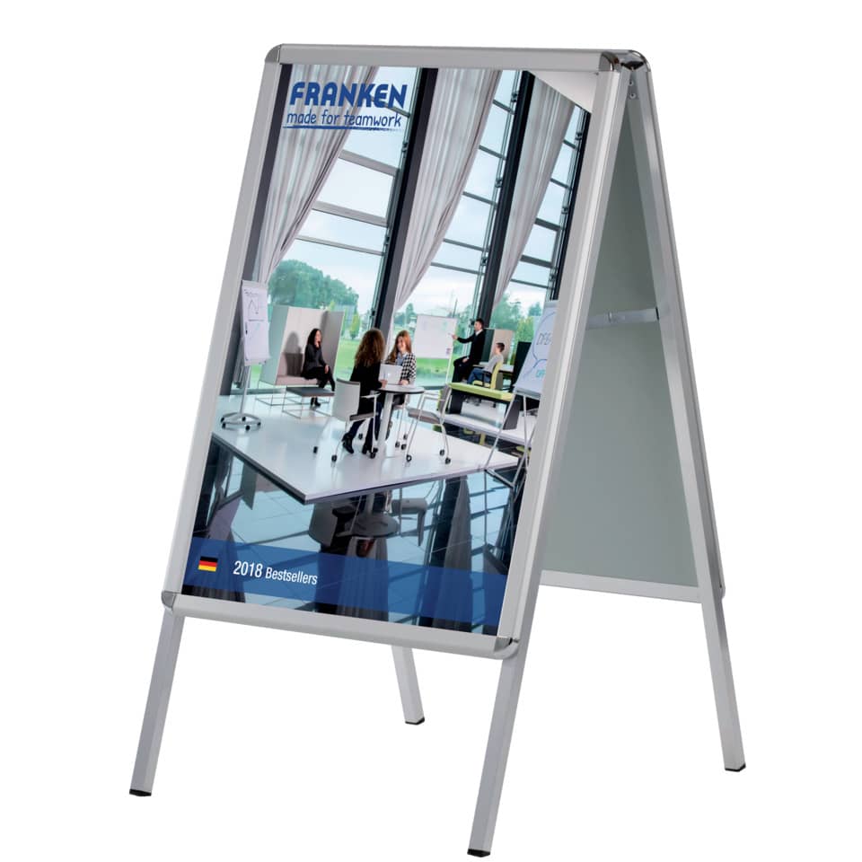Aufsteller, Pavillon, Werbeplakat, Metallrahmen, Flipchart-Board
