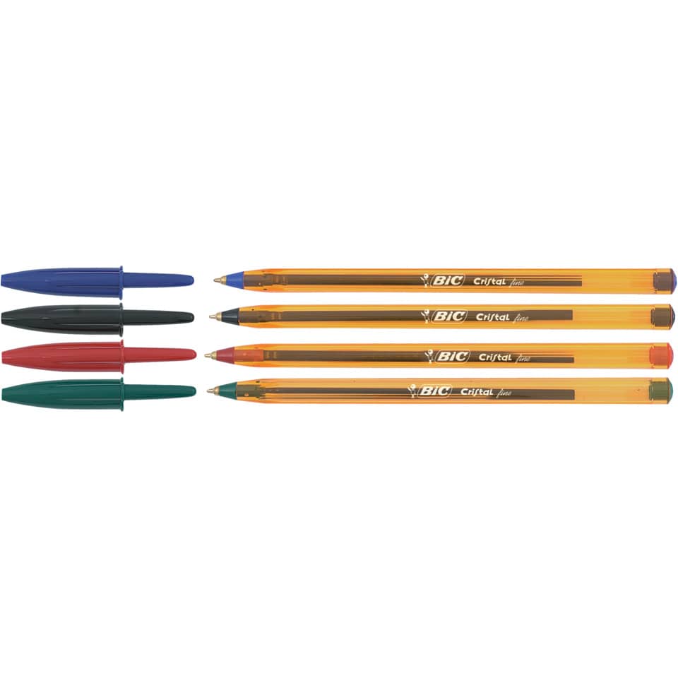 Kugelschreiber, Bleistift, Kunstfarben, Mehrfarbig, 4 Stück Satz