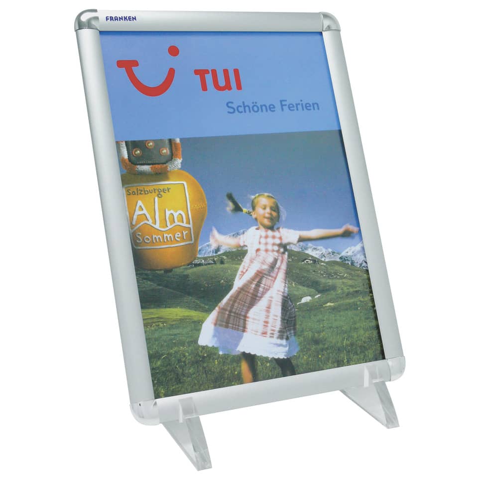 Holzrahmen, Posterrahmen, Werbeschilder, Standfuß, sonniges Foto