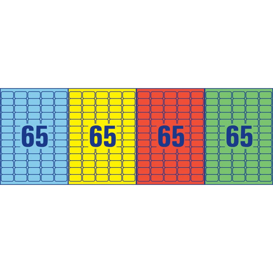 Tetrapack?, Kartenstapel-Layout, 65 Zahl, Farbblöcke, Gittermuster