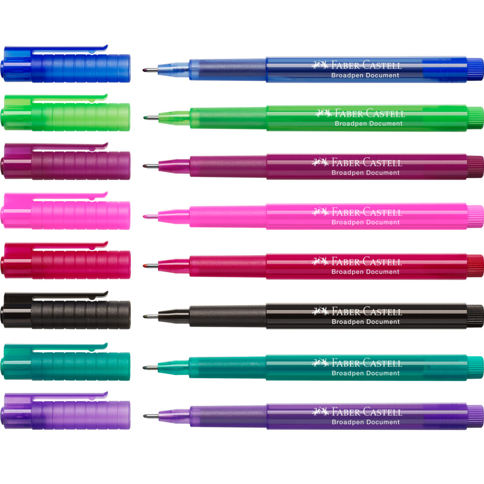 farbige marker, Gelschreiber, feiner Punkt, Mehrfarbig, Faber-Castell