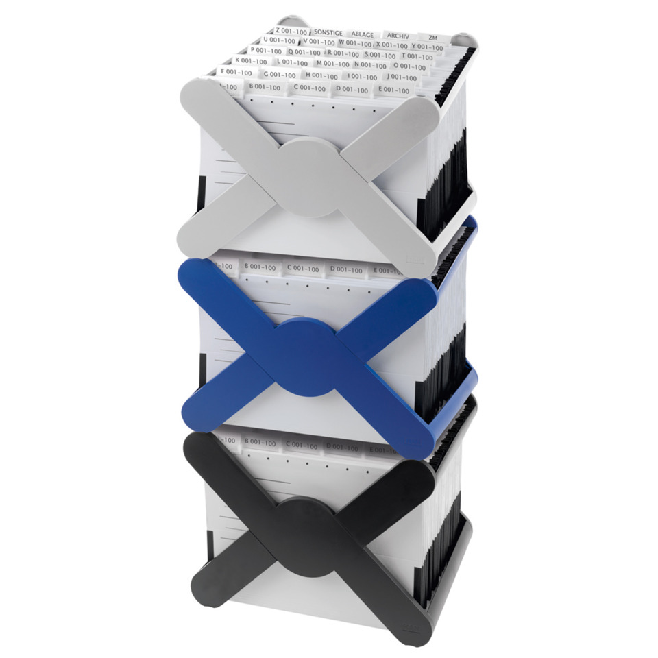 Ablagesystem, Datei-Organizer, Datei-Stacker, Archivierung, Farbenmix