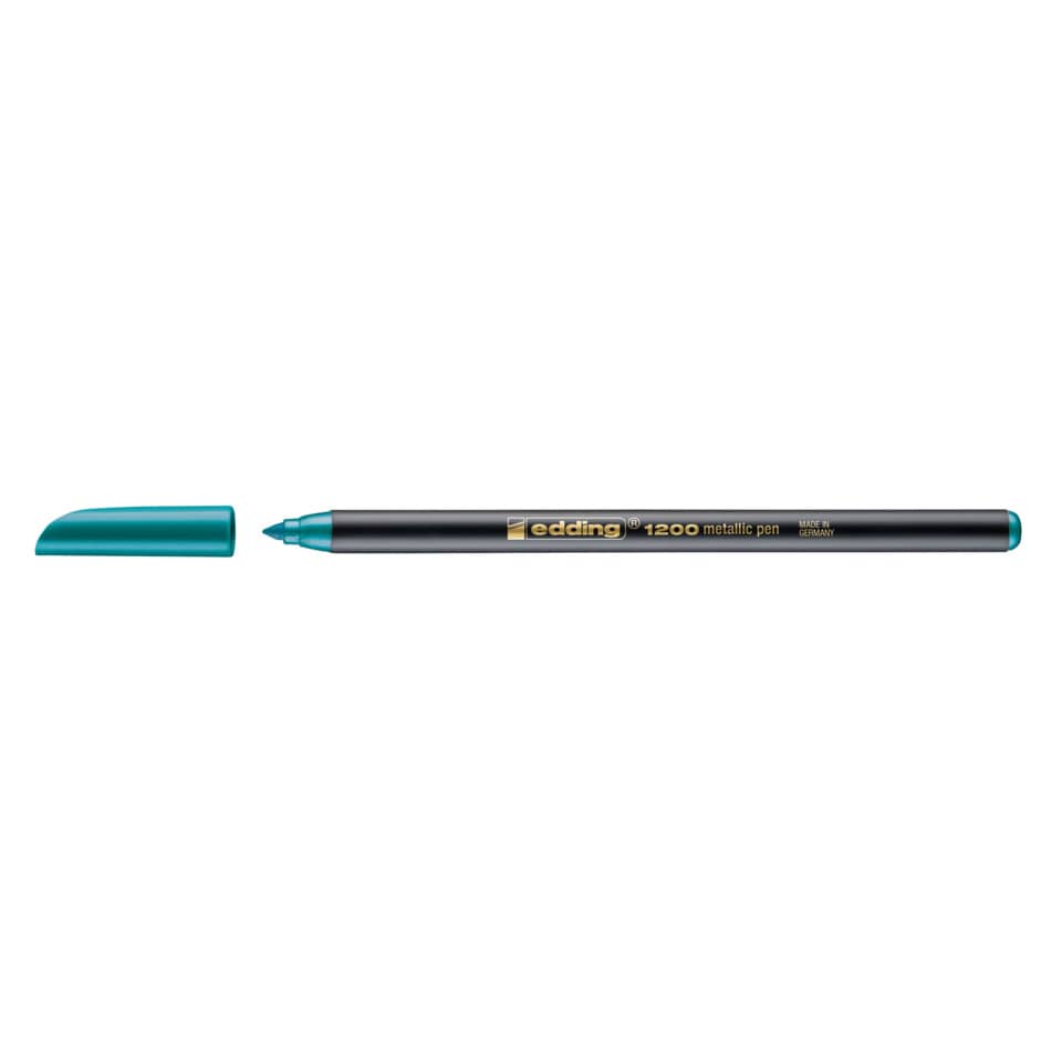 metallischer Stift, Filzstift, Kugelschreiber, Teal Farbe, Markierungsstift