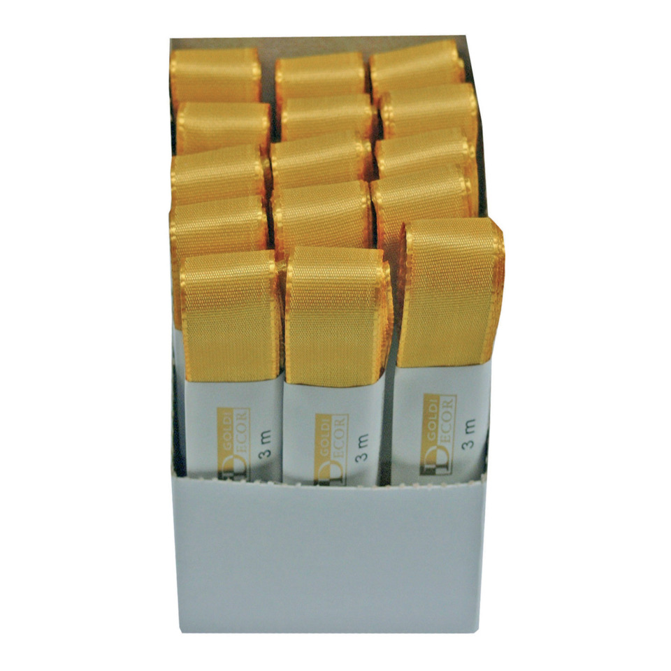 Taftband, 25mmx3m, gold GOLDINA 1445025151503