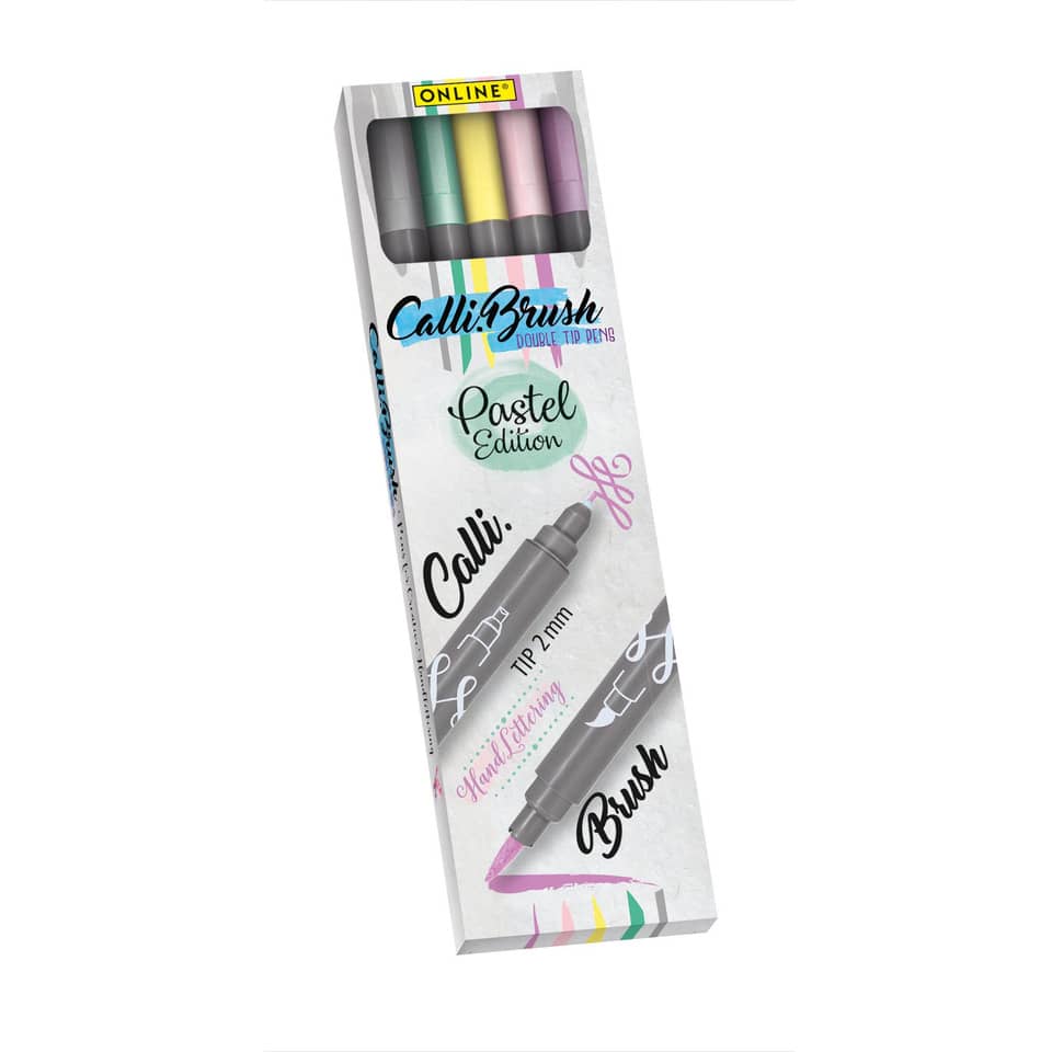 Pastellstifte, Marker, Pinselstift, Handlettering, Kunstbedarf