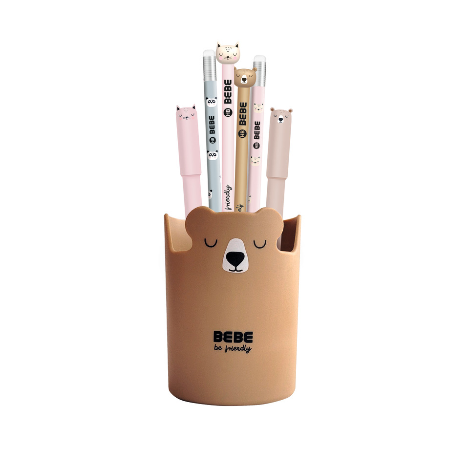 Stiftedose, Bleistifte, Mini-Notizstifte, Pencil Holder, Tier-Design