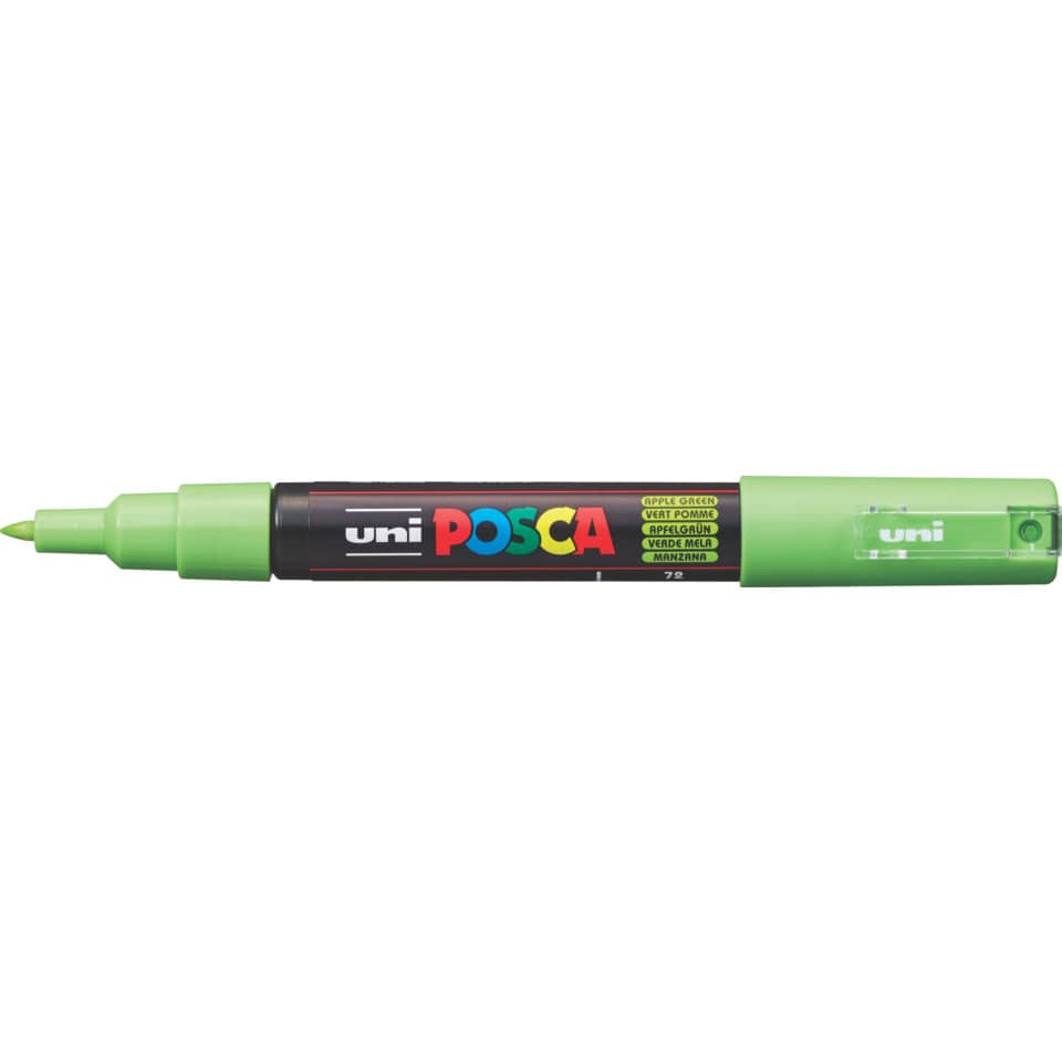 Marker, Markerstift, Highlightmarker, Grüne Kappe, Posca-Marker