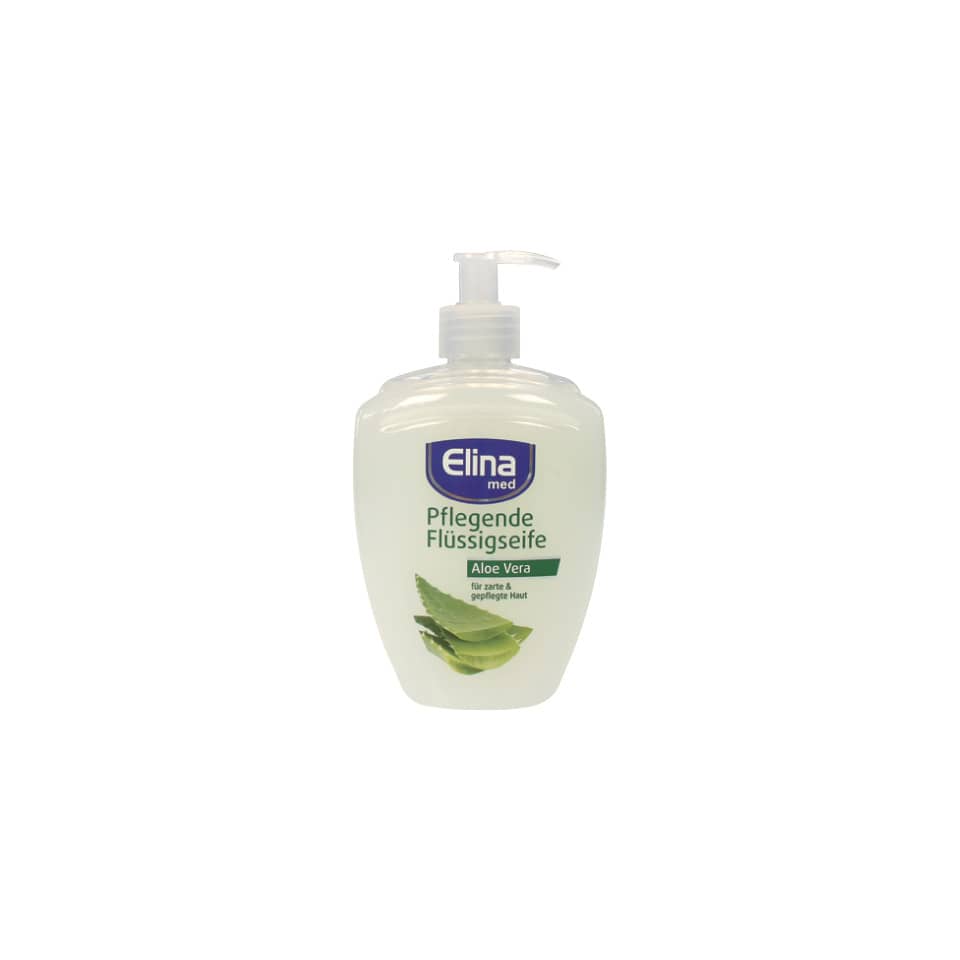 Pflegende Flüssigseife, Aloe Vera, Pumpflasche, Hygienesiegel, Feuchtigkeitsspendend