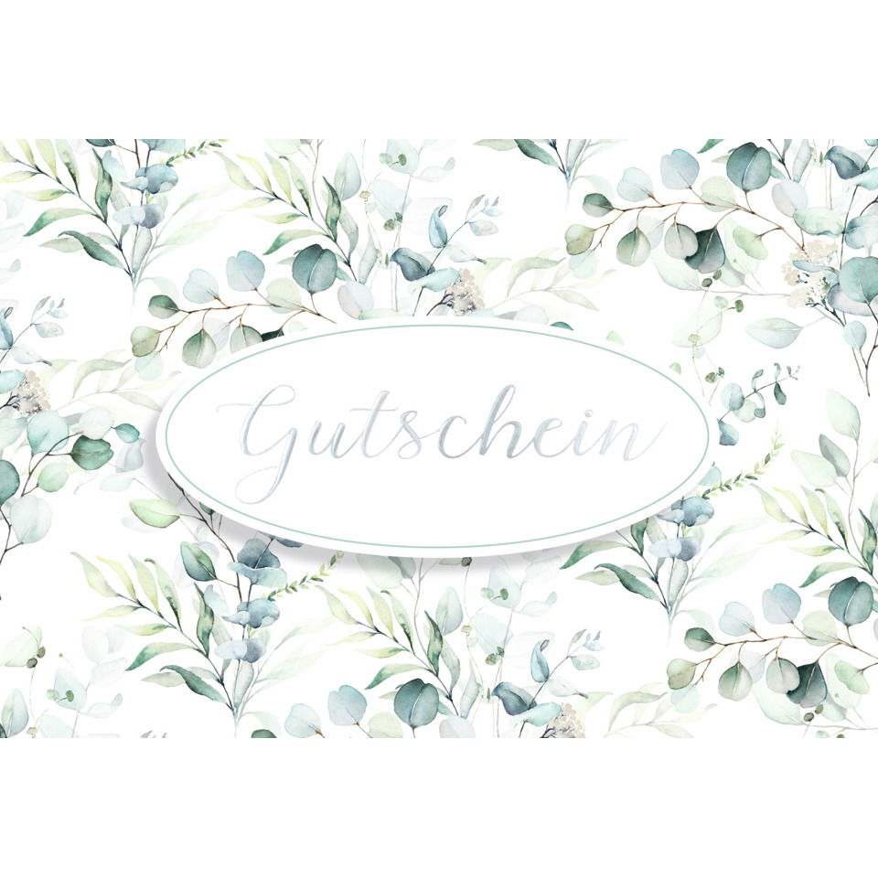 gutschein, kuvert, papier, blattwerk, blättermuster