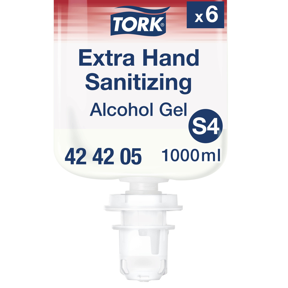 Handdesinfektion, Alkoholgel, Squeeze-Beutel, 1000ml, Pumpenspender