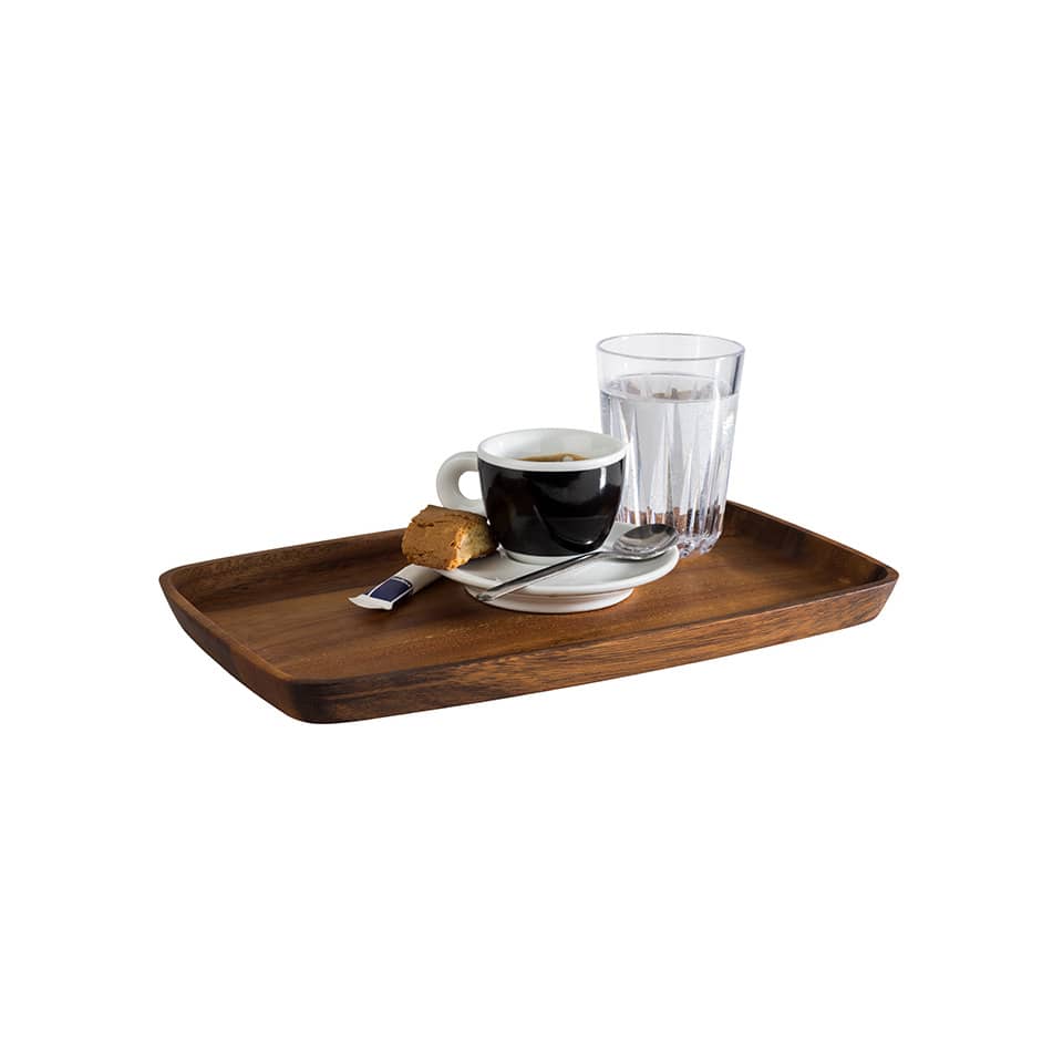Kaffee, Tasse, Holztablett, Glas, Süßigkeit