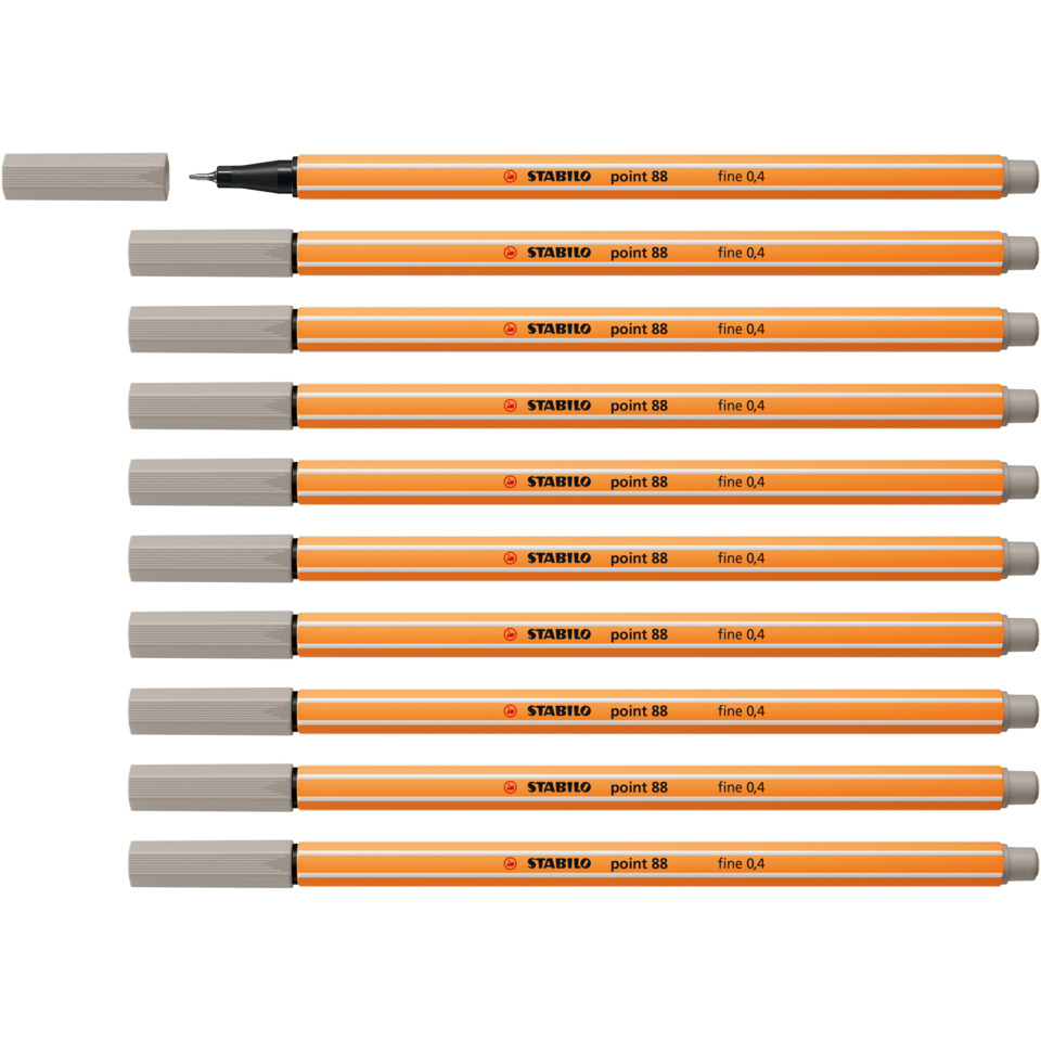 Marker, Bleistift, Orange, Fineliner, Stabilo