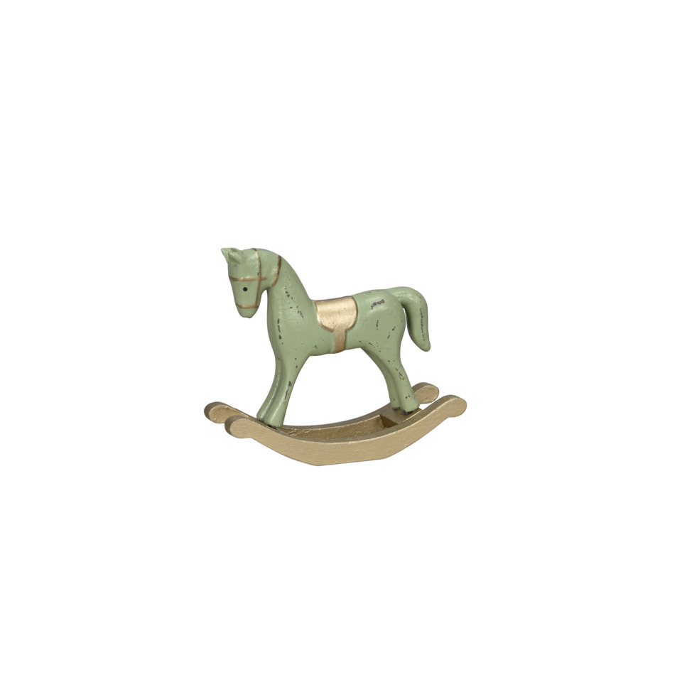 Holzspielzeug, Pony, Rocker, Spielzeugpferd, Green
