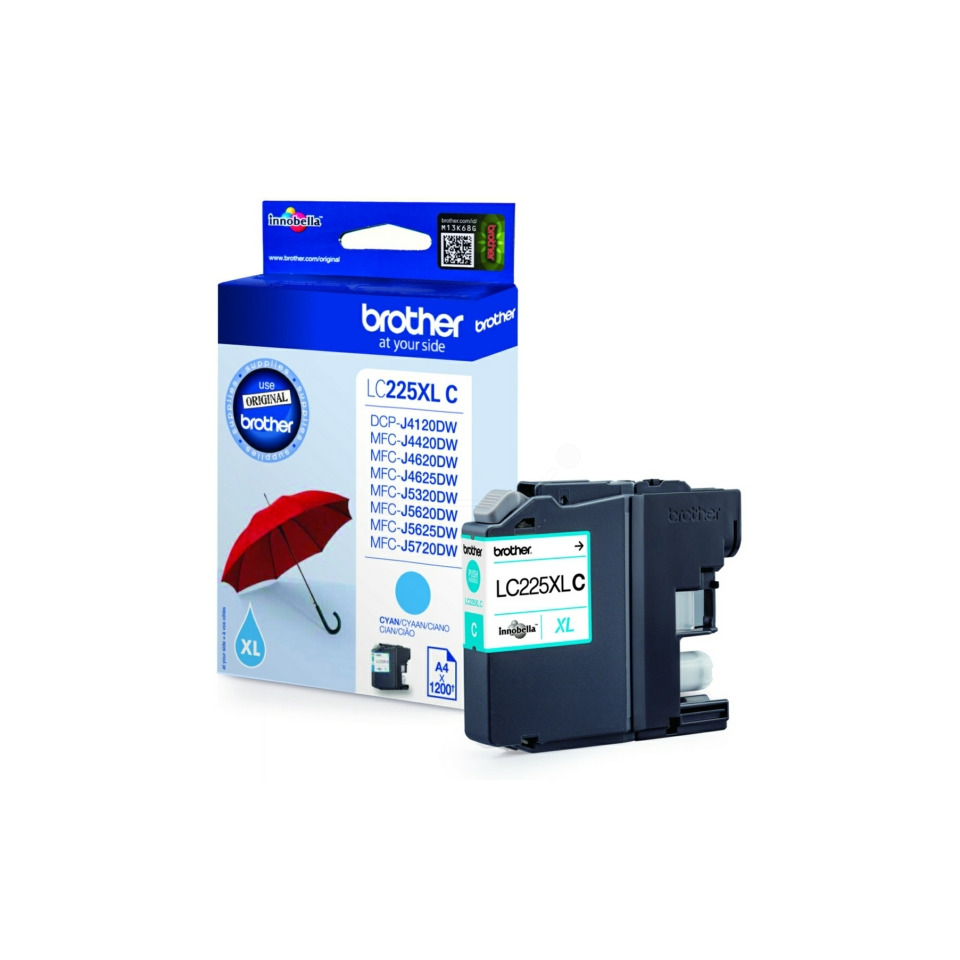 Tintenpatrone, XL, Druckerpatrone, Brothers LC225XL, Kassette