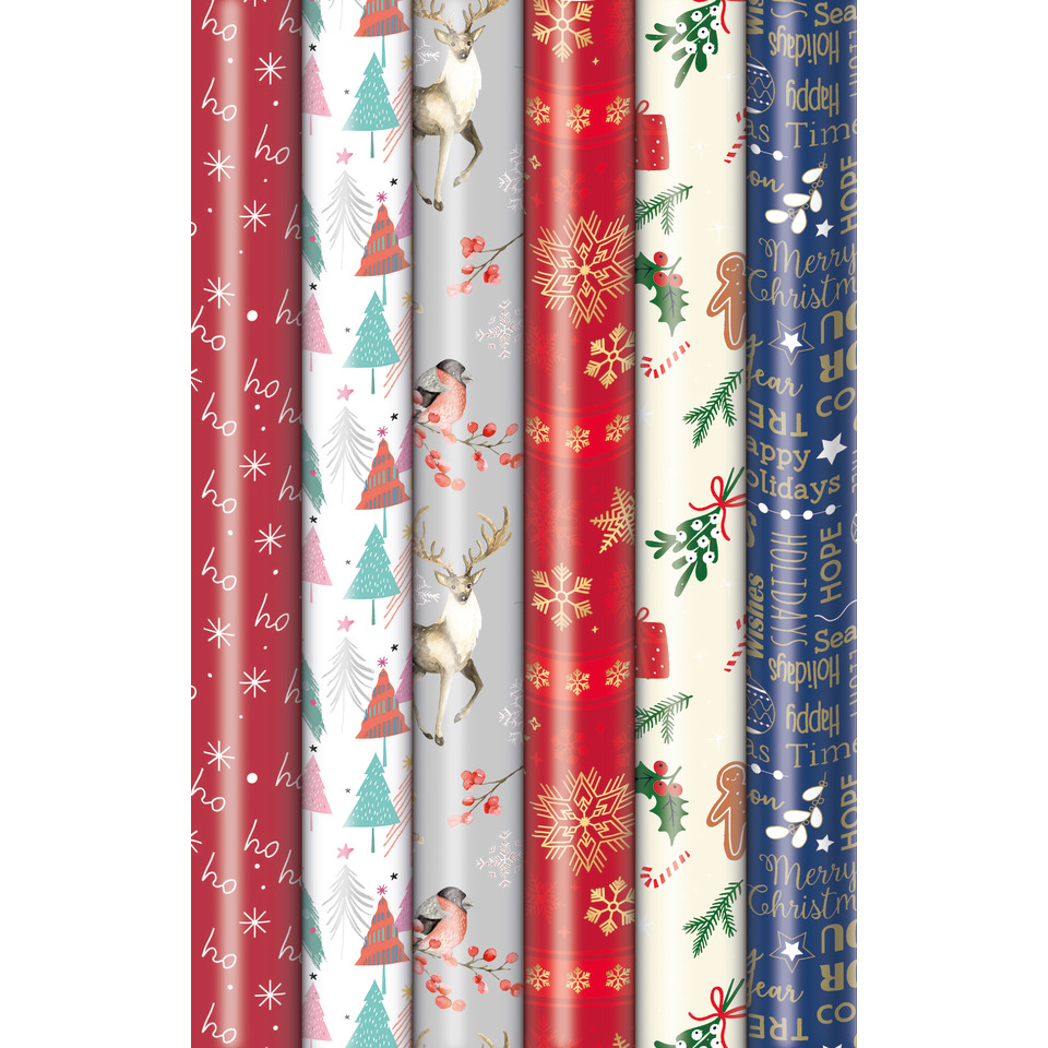 Weihnachtsrolle, Geschenkpapier, Muster, Druck, Dekoration