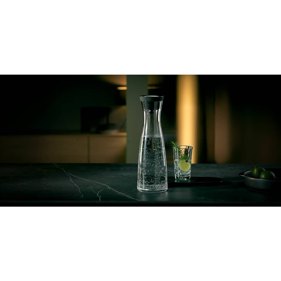 Karaffe, Wasserkaraf, Glas Karaffe, Kohlensäurehaltiges Wasser, Barzubehör