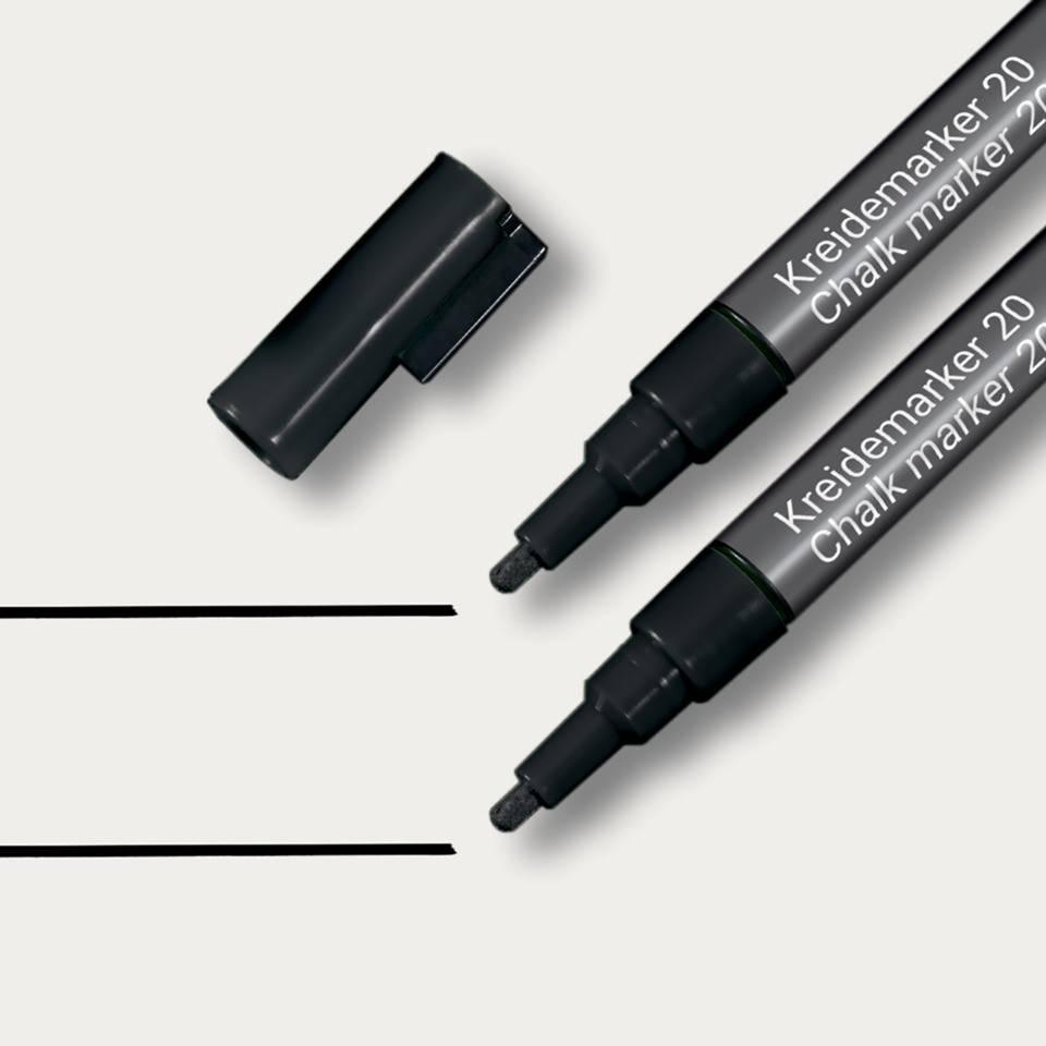 Kreidemarker, Chalk marker, Marker, Stift, Kreidemarkierungen, Marker, Tintenmarker, Kreidemarker, Doppelseitig, Schwarz
