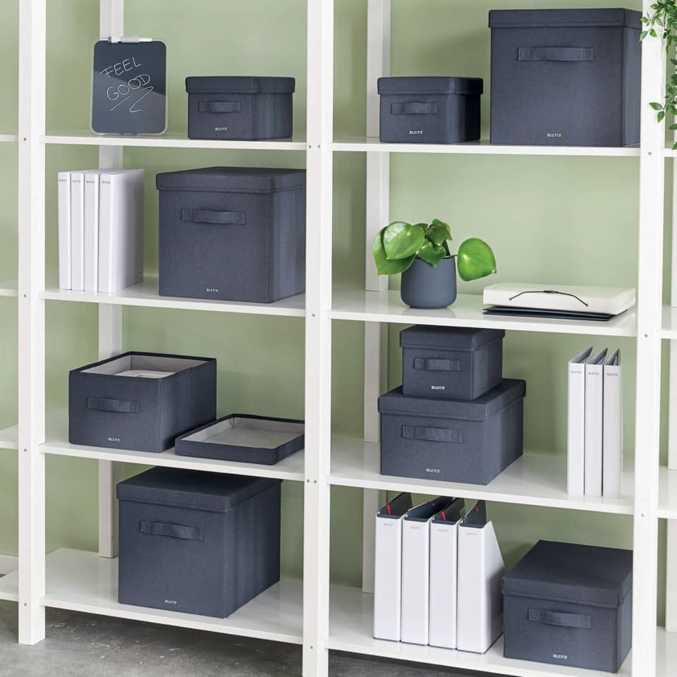 Aufbewahrungsbox, Ordnerbox, Stoffbox, Büroorganisation, Dekoration