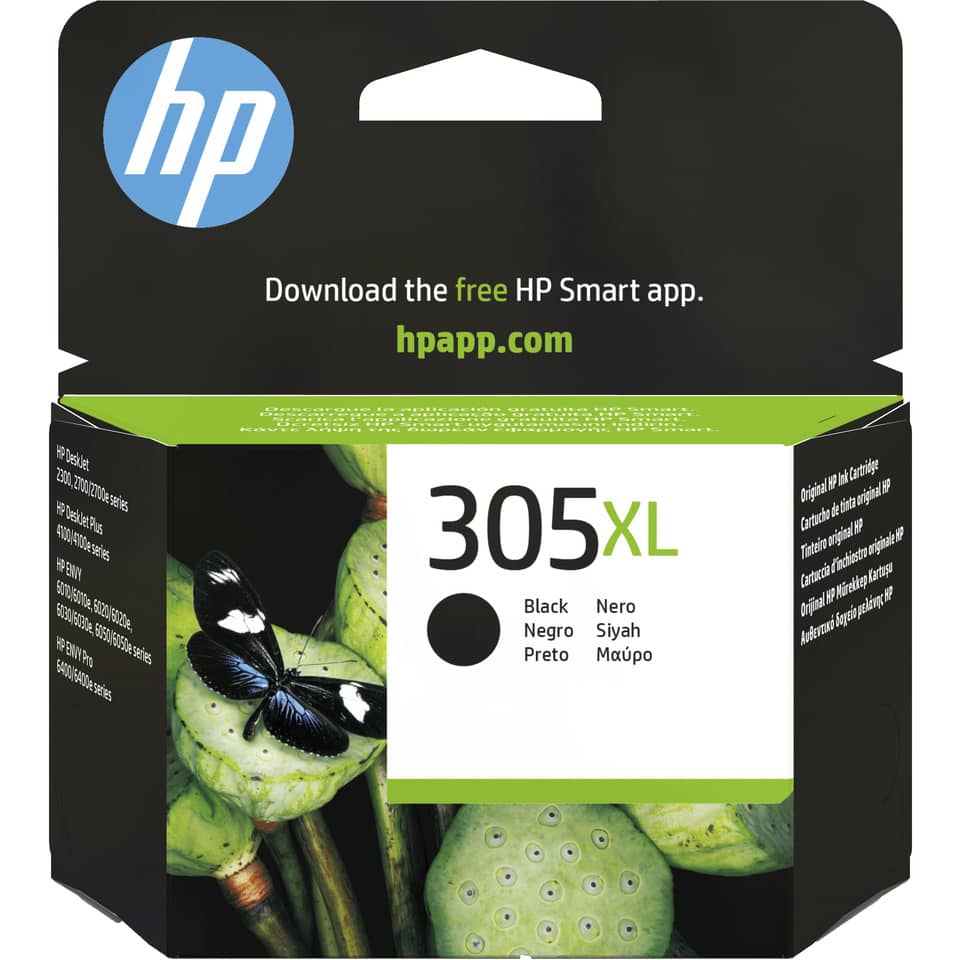 Druckerpatrone, HP 305XL, schwarz Tintenpatrone, Tintenpatrone, kompatibel
